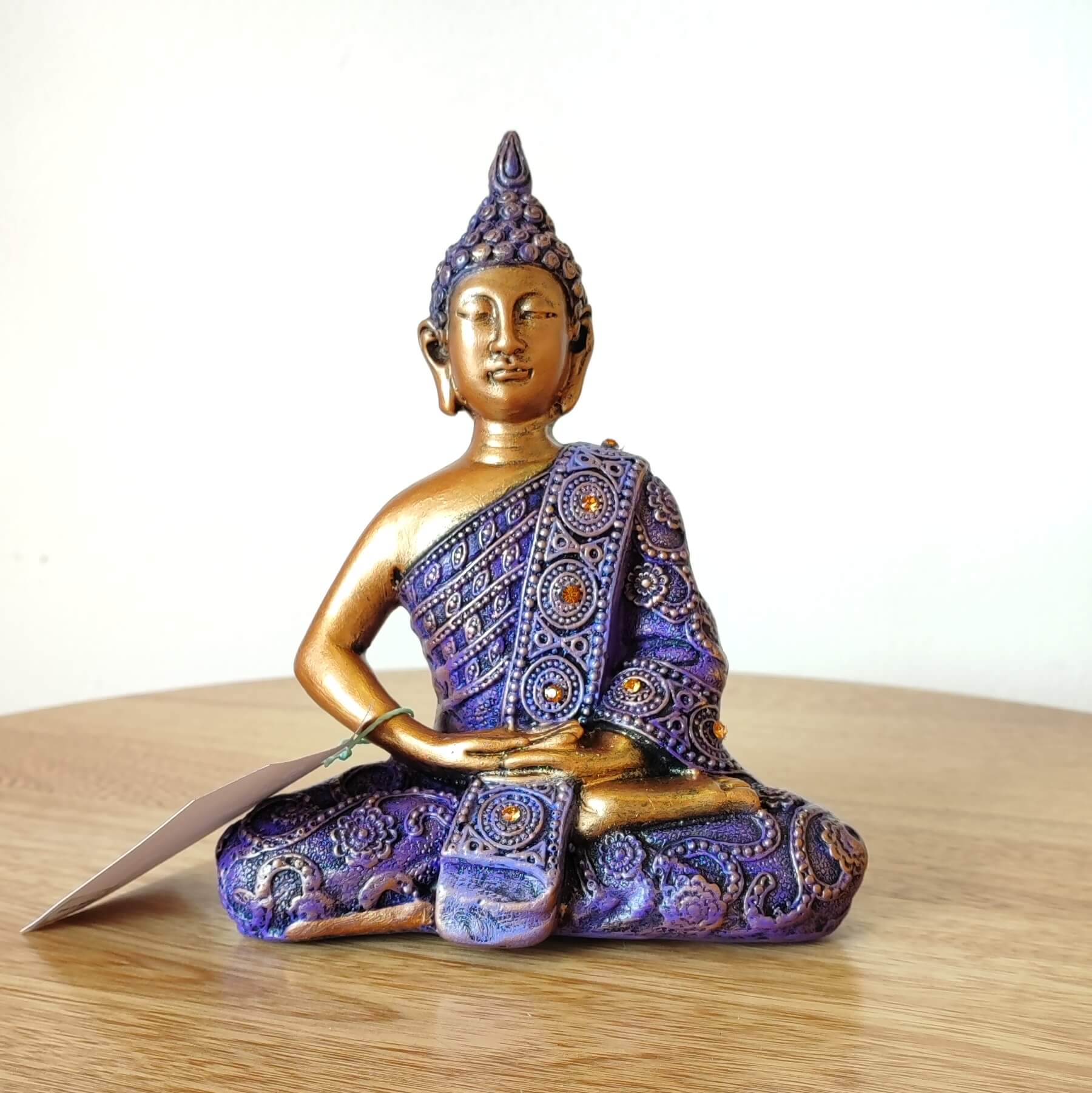CREA TALLER Buda meditación decorativo de cerámica