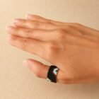 anillos ojo turco negro