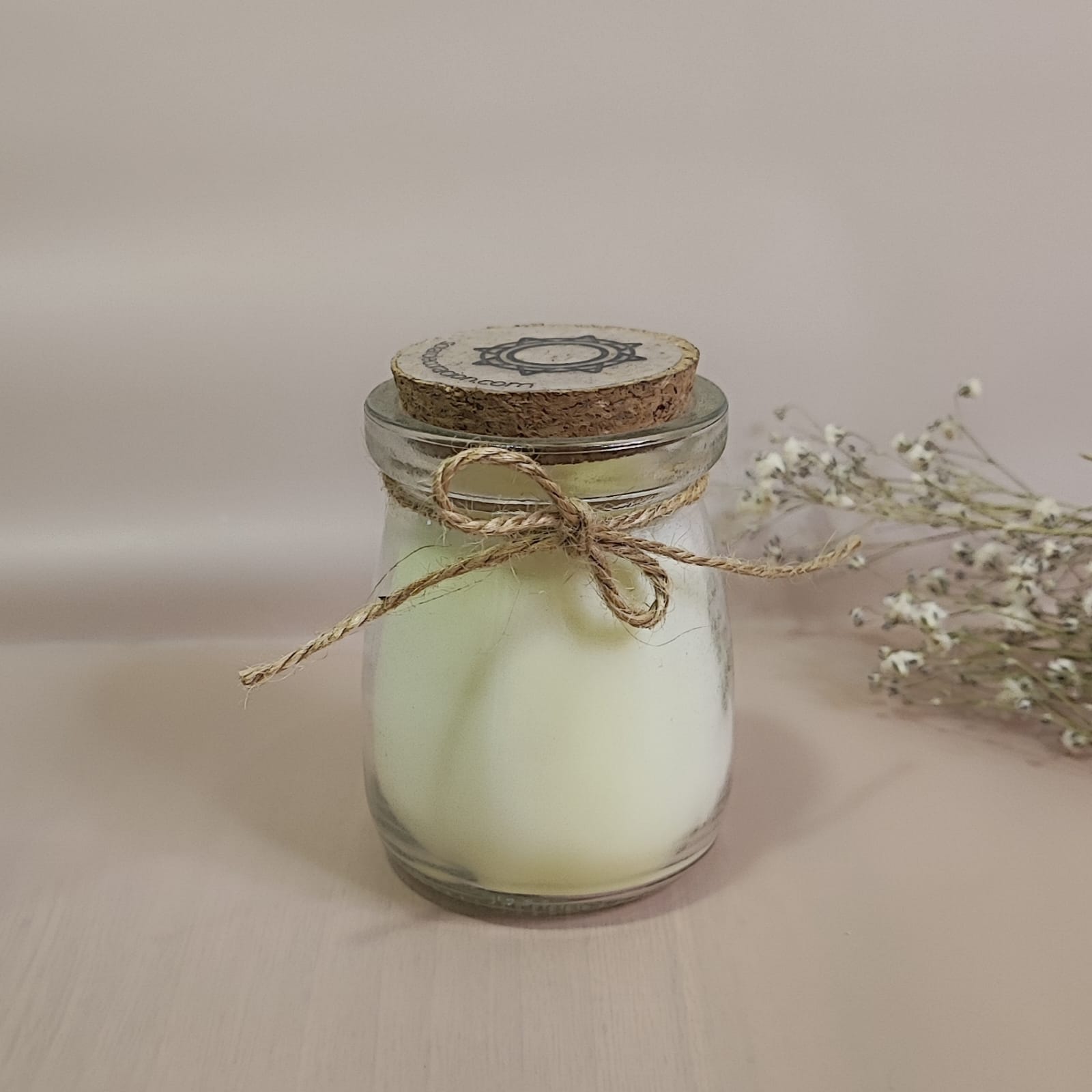 vela aromática corcho vela aromática con tapa de corcho