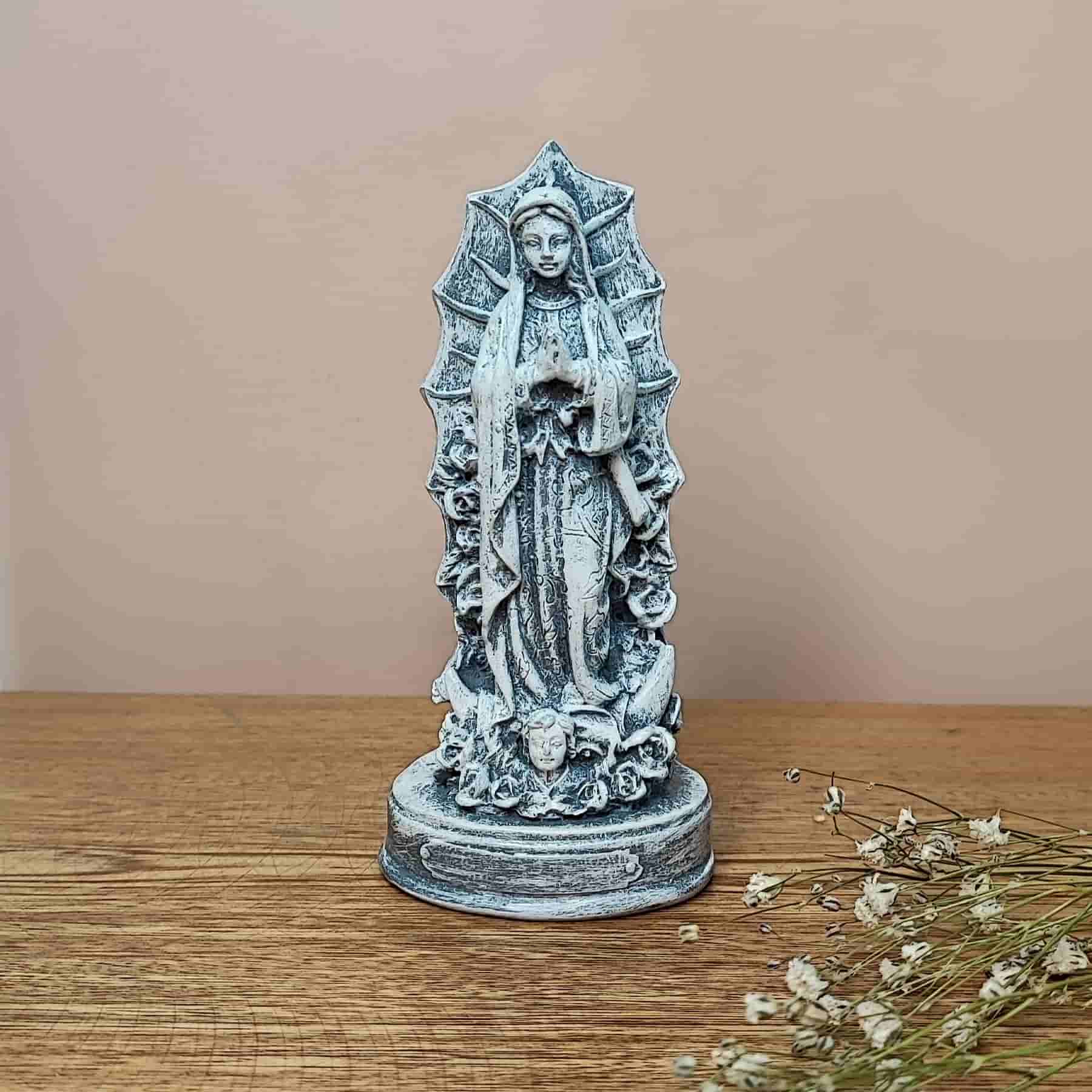 virgen de guadalupe mini blanca virgen de guadalupe mini