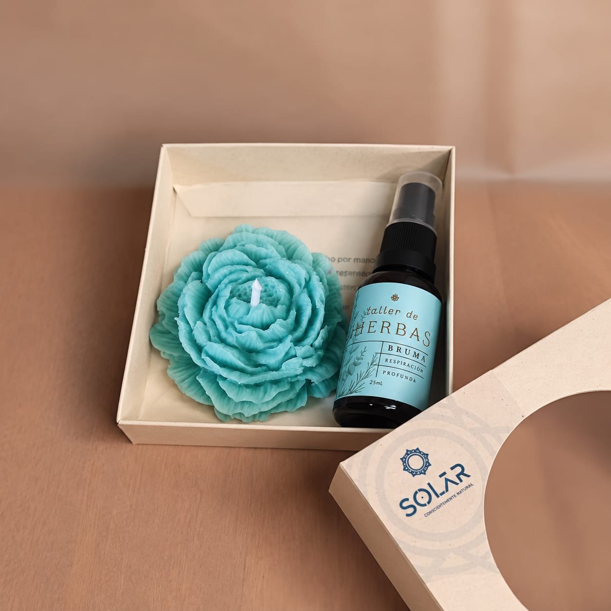 Kit pausa floral azul