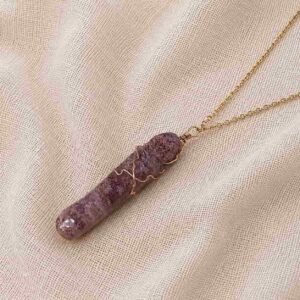 Collar de cuarzo fresa