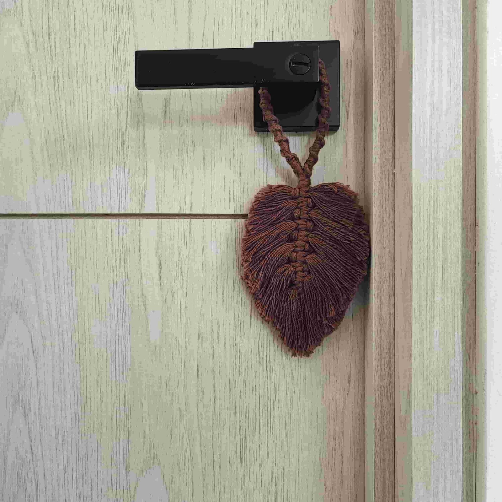 hoja de macrame para puerta tierra