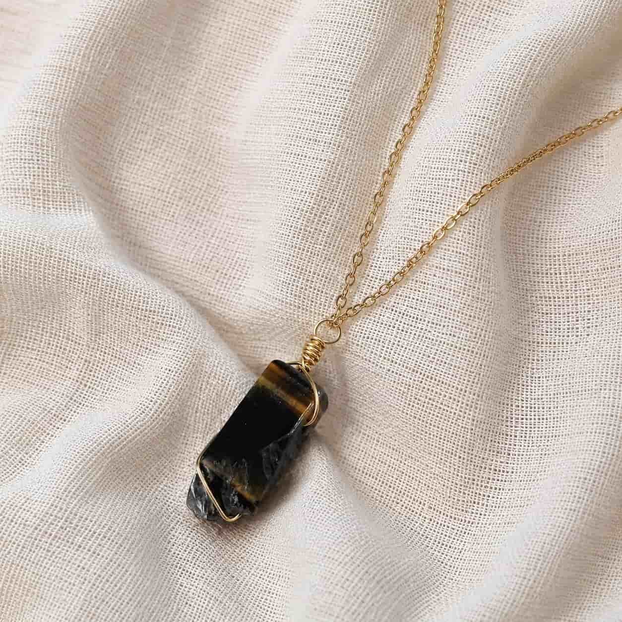 OJO DE TIGRE OK collar piedra ojo de tigre