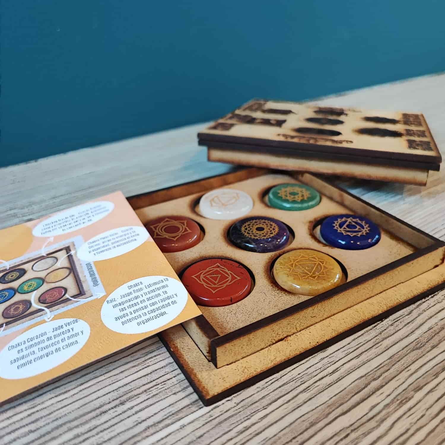 caja de cristales de los 7 chakras Bogotá