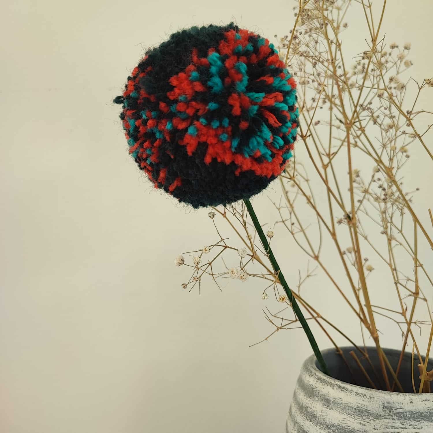 Flores de pompones