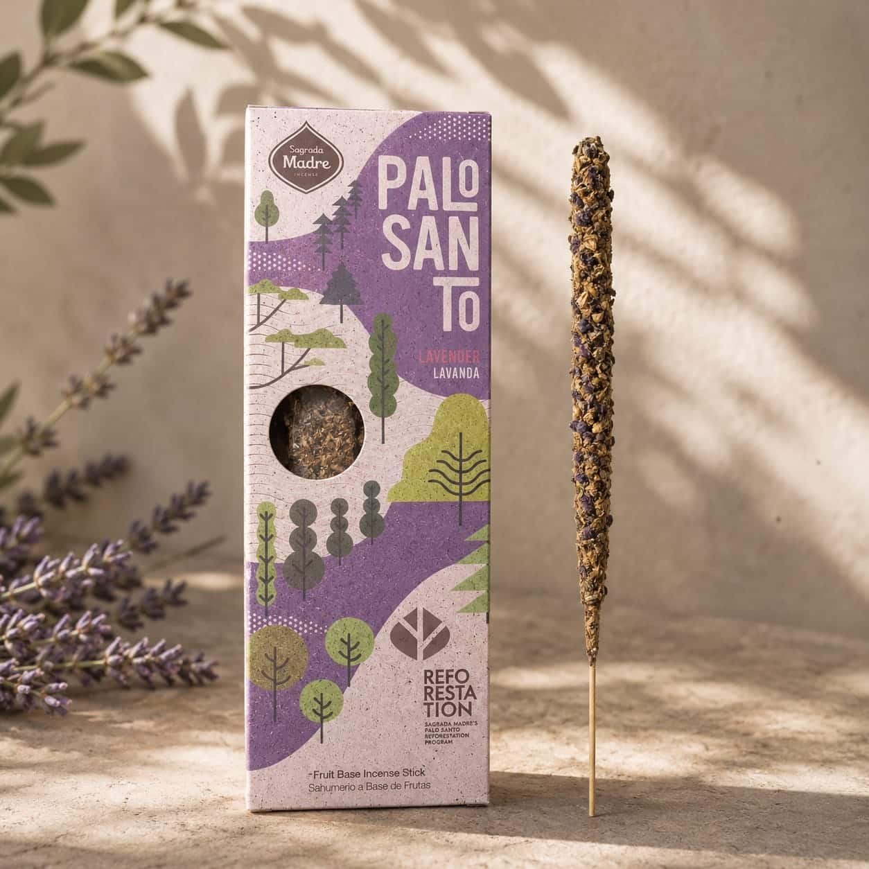 Palosantoconlavanda Palo santo corto lavanda